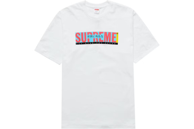 Supreme All Over Tee White