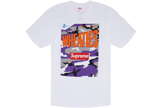 Supreme Wheaties Tee White