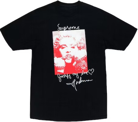 Supreme Madonna Tee Black