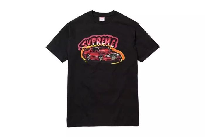 Supreme car graffiti Tee