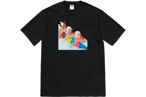 Supreme Swimmers Tee Black