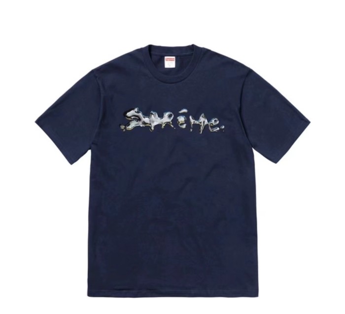 Supreme Luquid Tee Navy