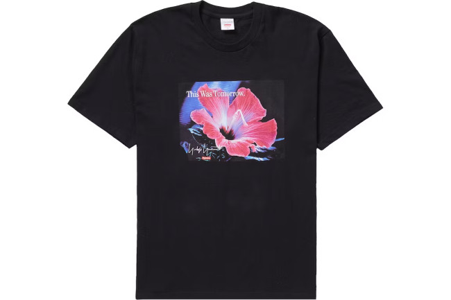 Supreme Yohji Yamamoto This Was Tomorrow Tee Black