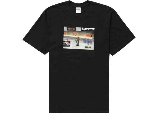 Supreme Thrasher Game Tee Black