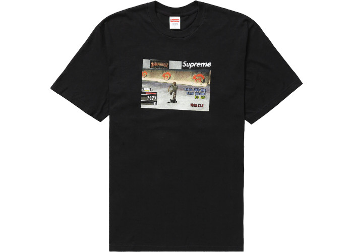 Supreme Thrasher Game Tee Black