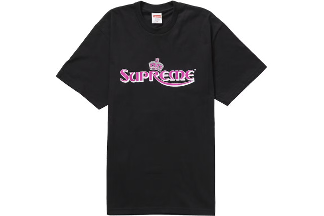 Supreme Crown Tee Black