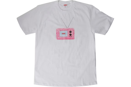Supreme TV Tee White