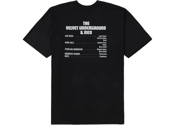 Supreme The Velvet Underground & Nico Tee Black