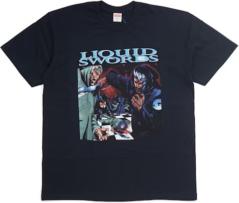 Supreme Liquid Swords Tee Navy