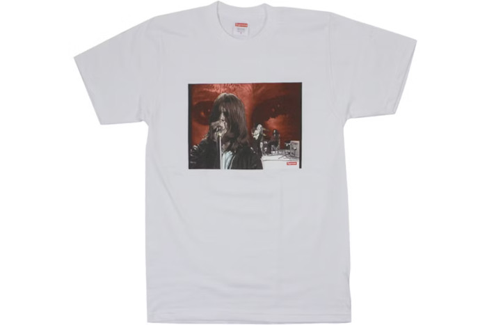 Supreme Black Sabbath Paranoid Tee White