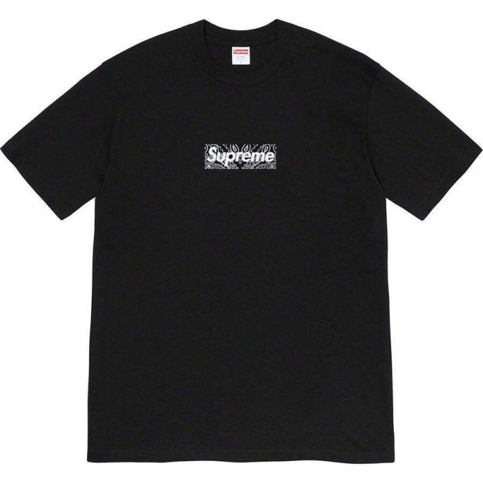 Supreme 19FW Bandana Box Logo Black