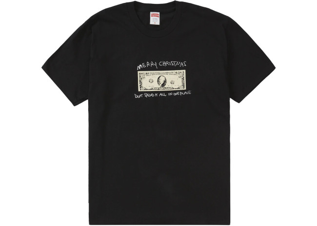 Supreme Spend It Tee Black