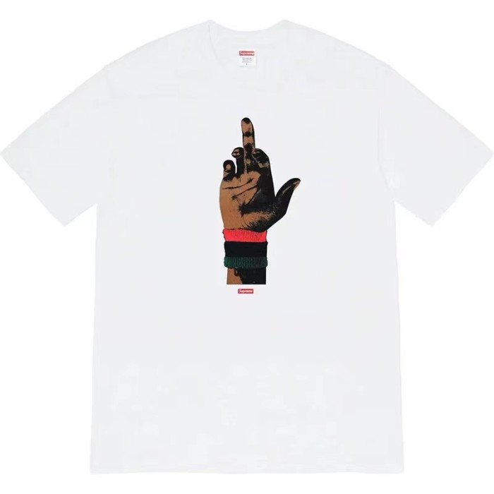 Supreme Finger Tee White
