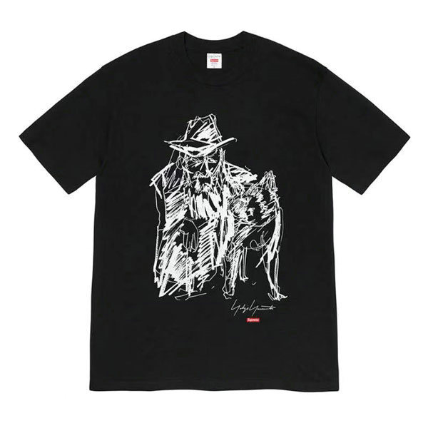 Supreme x Yohji Yamamoto sketch Tee
