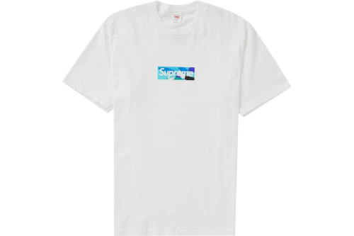 Supreme Emilio Pucci Box Logo Tee White/Blue