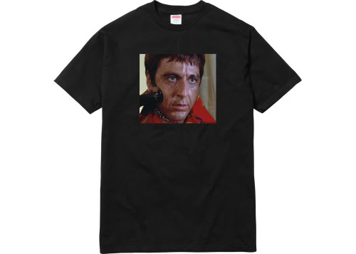 Black Supreme Scarface Shower Tee