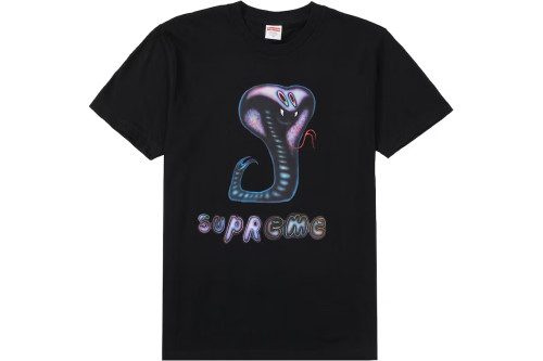 Supreme Snake Tee Black