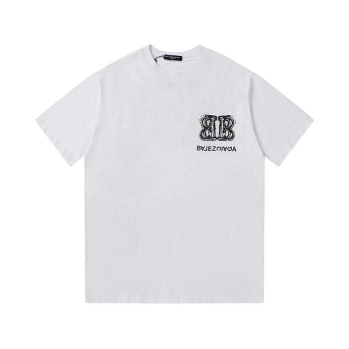 Balenciga logo tee white