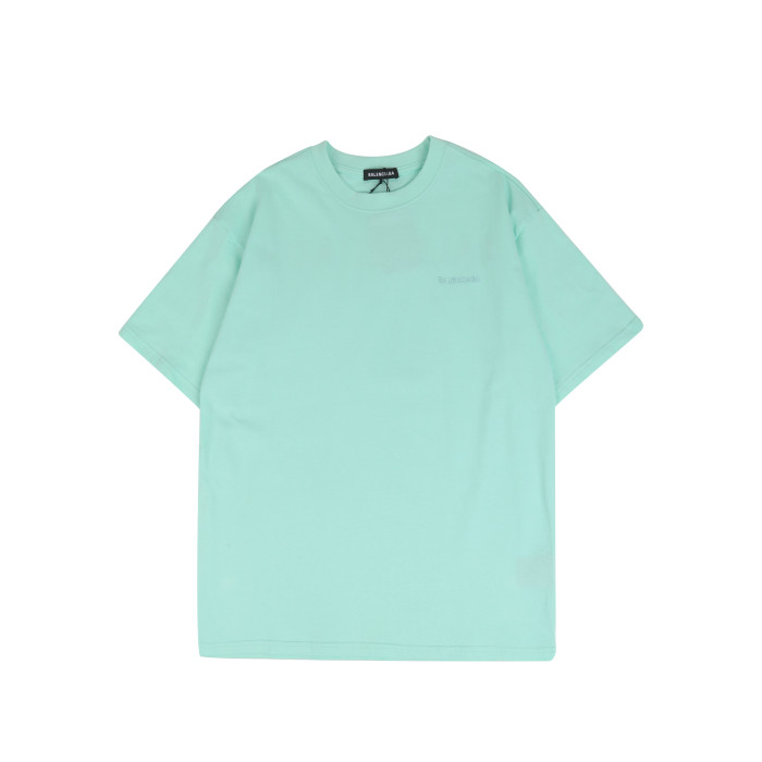 Balenciga logo tee LX008 mint green