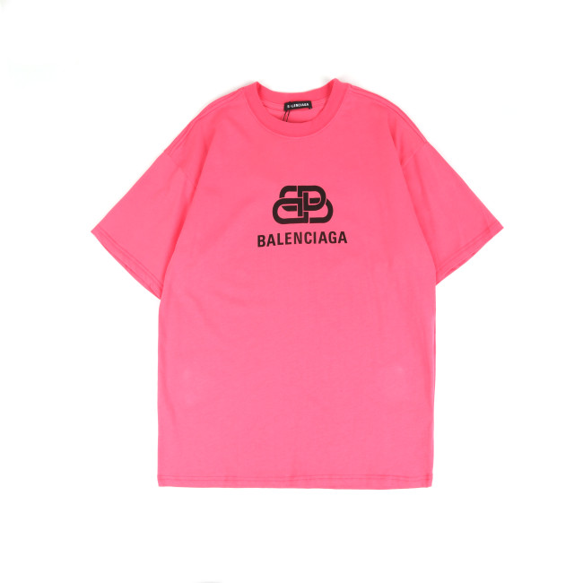 Balenciga logo tee LX001 pink