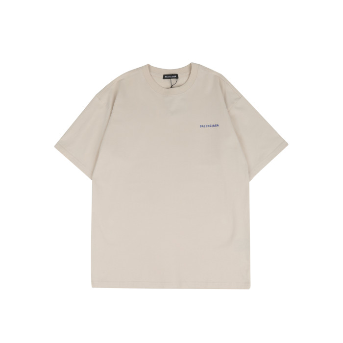 Balenciga logo tee LX008 khaki