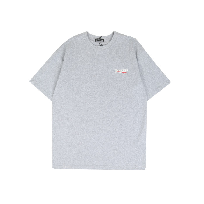 Balenciga logo tee LX002 grey