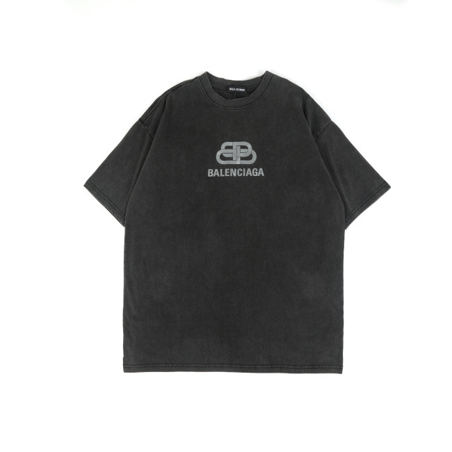 Balenciga logo tee LX001 black