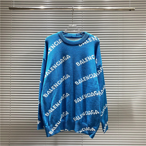 Balenciga logo tee cpss803 blue white