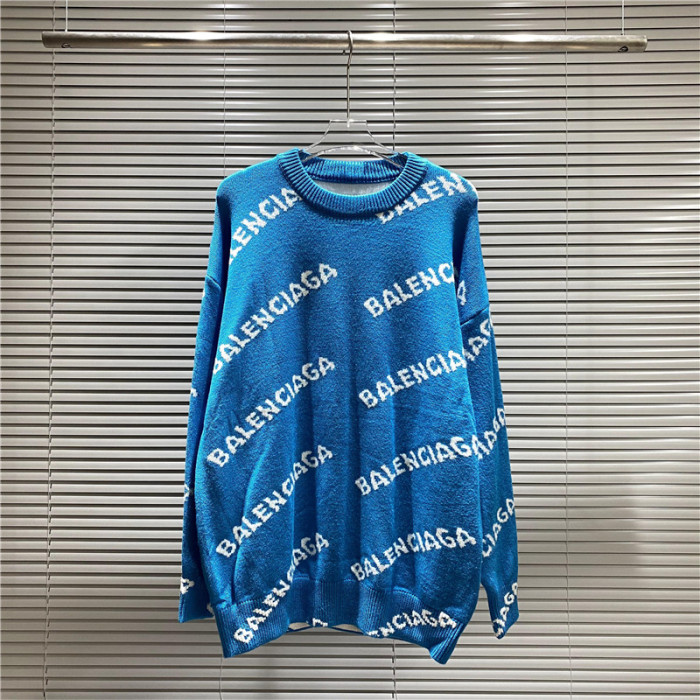 Balenciga logo tee cpss803 blue white