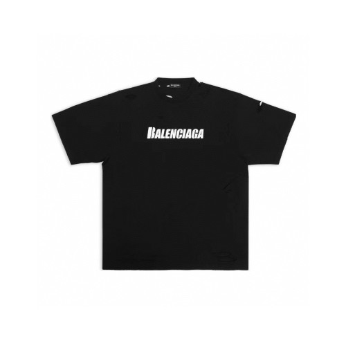 Balenciga logo tee LX015 black