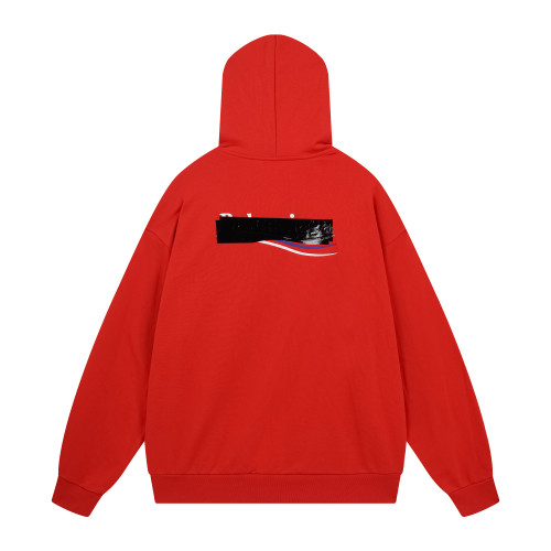 Balenciga logo hoodie BL238058 red