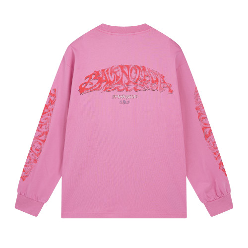 Balenciga fire logo tee p105 2024 pink