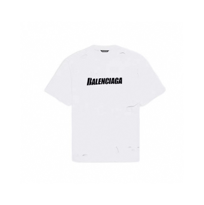 Balenciga logo tee LX015 white