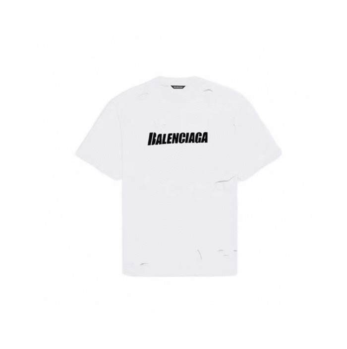 Balenciga logo tee LX015 white