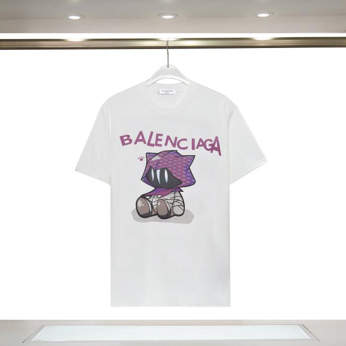 Balenciga logo tee XH-B382 white