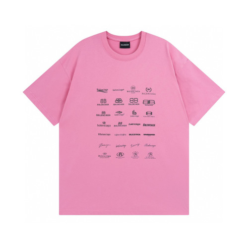 Balenciga logo tee LX2312 pink