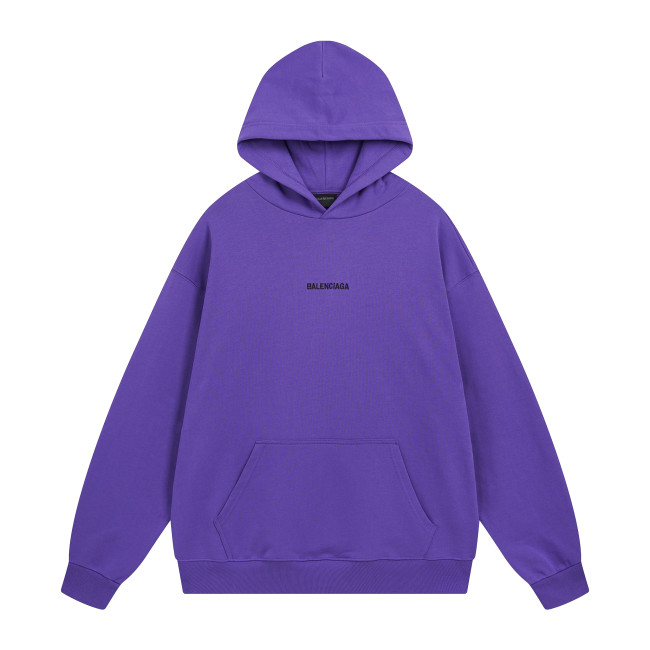 Balenciga logo hoodie BL238039 violet