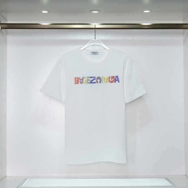 Balenciga logo tee xh9012 white