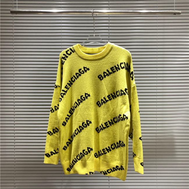 Balenciga logo tee cpss803 yellow black