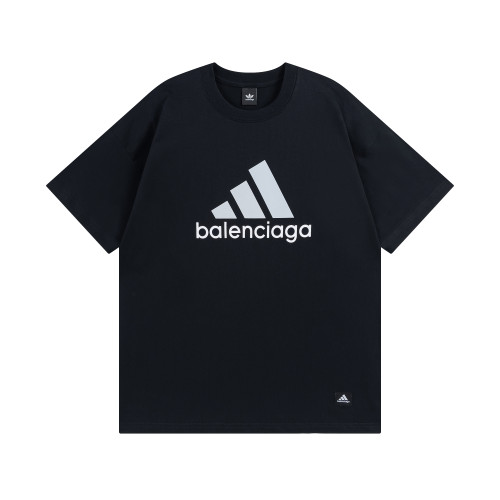 Balenciga jointly Adida logo tee black