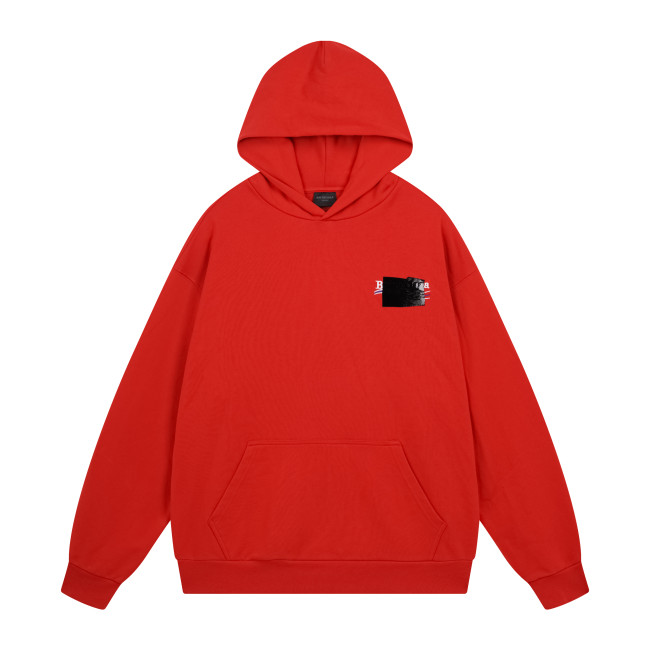 Balenciga logo hoodie BL238058 red