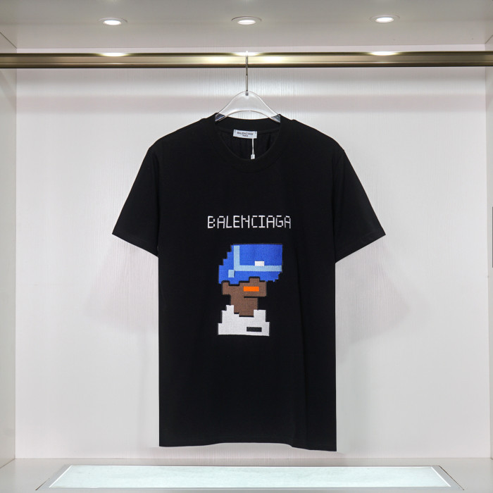 Balenciga logo tee xh9019 black