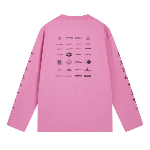 Balenciga logo tee BL225005 pink