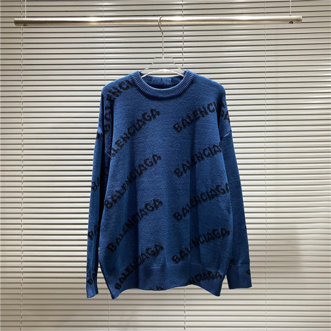 Balenciga logo tee cpss803 pale blue    black
