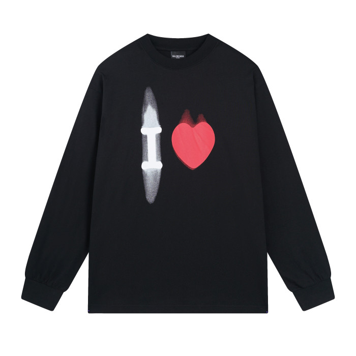 Balenciga logo tee BL225015 black