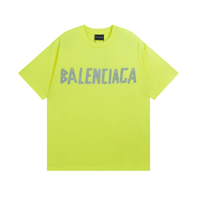 Balenciga logo tee BL223089 chartreuse