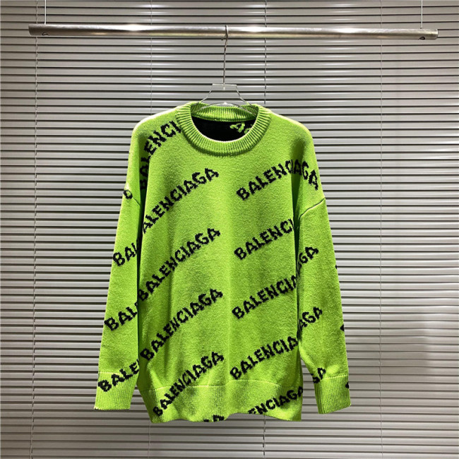 Balenciga logo tee cpss803 chartreuse black
