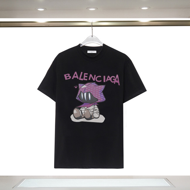 Balenciga logo tee XH-B382 black