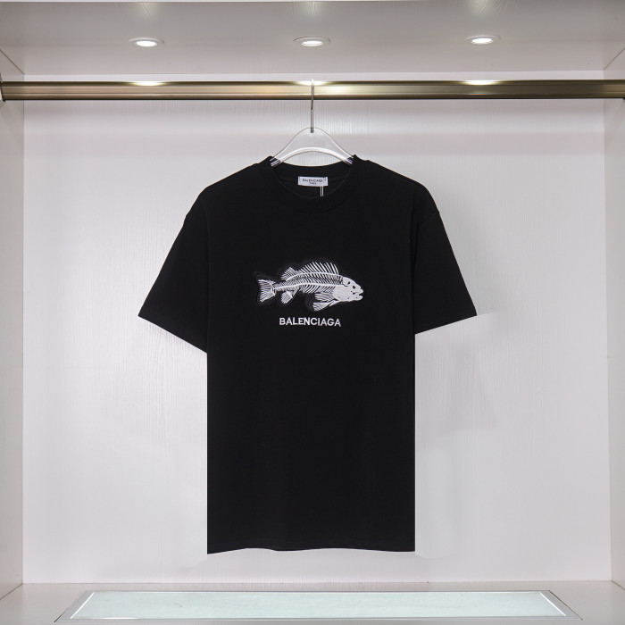 Balenciga logo tee xh9027 black