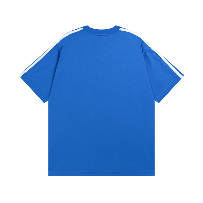 Balenciga jointly  Adidas logo tee BL223018 blue
